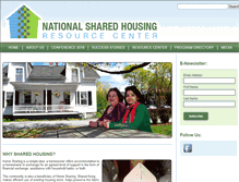 Tablet Screenshot of nationalsharedhousing.org